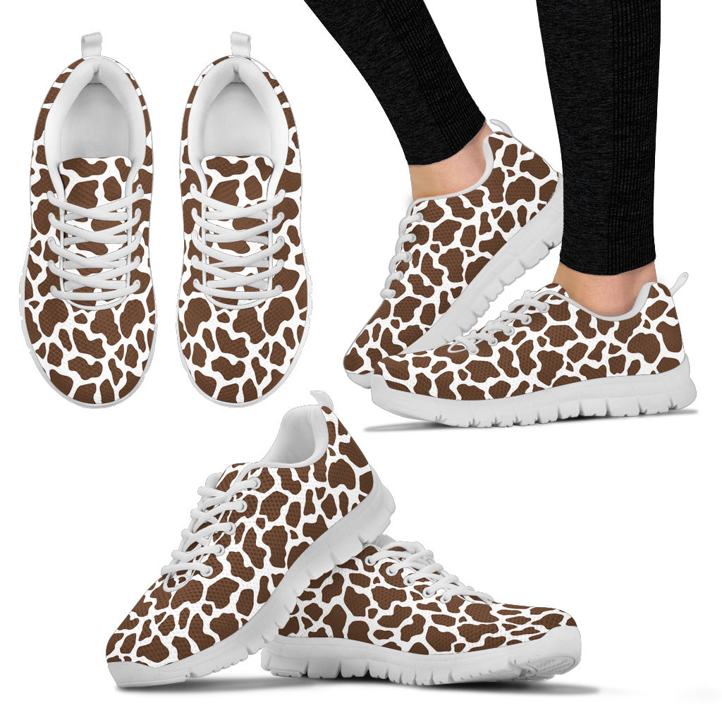 Cow Print White | Unisex Sneakers
