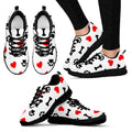 Ladies Dog Love Black | Unisex Sneakers