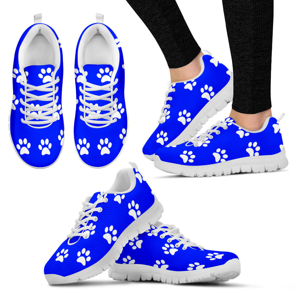 Paw Print Blue | Unisex Sneakers