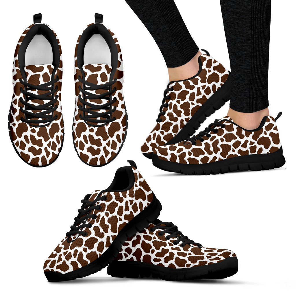 Cow Print Black | Unisex Sneakers
