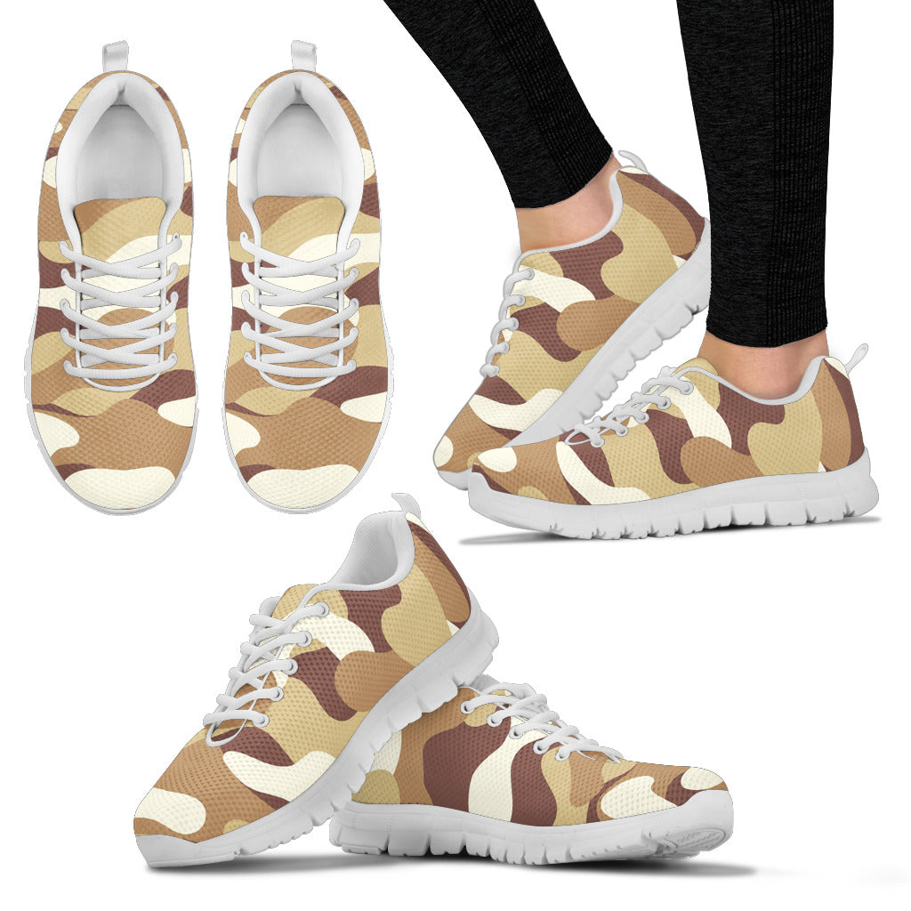 Lady Camo Beige" Baskets Femme | Unisex Sneakers