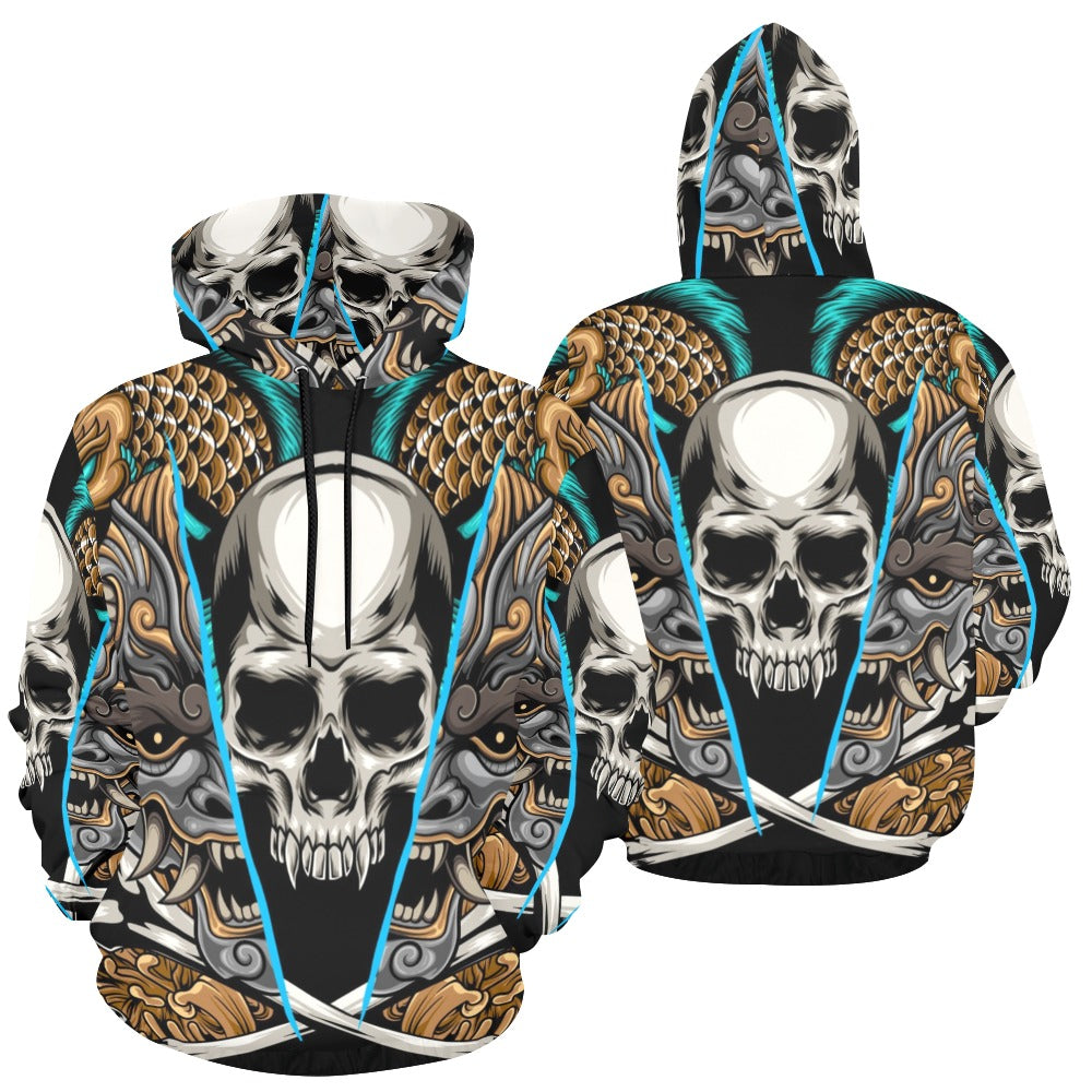 Kabuki Mask | Men's All-Over Print Hoodie