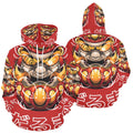 Demon Daruma Doll Japanese | Men's All-Over Print Hoodie