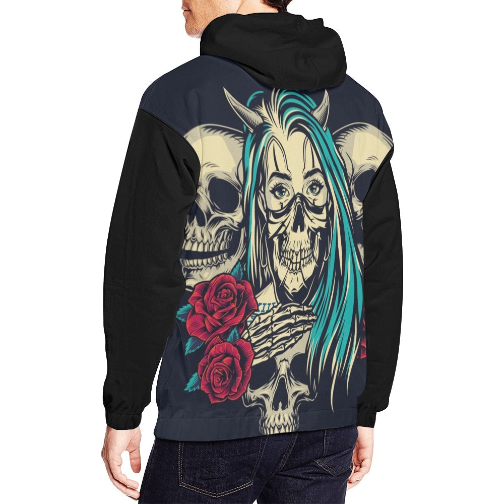 Colorful Tattoo Vintage | Men's All-Over Print Hoodie