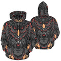 Owl Robot | Men's All-Over Print Hoodie