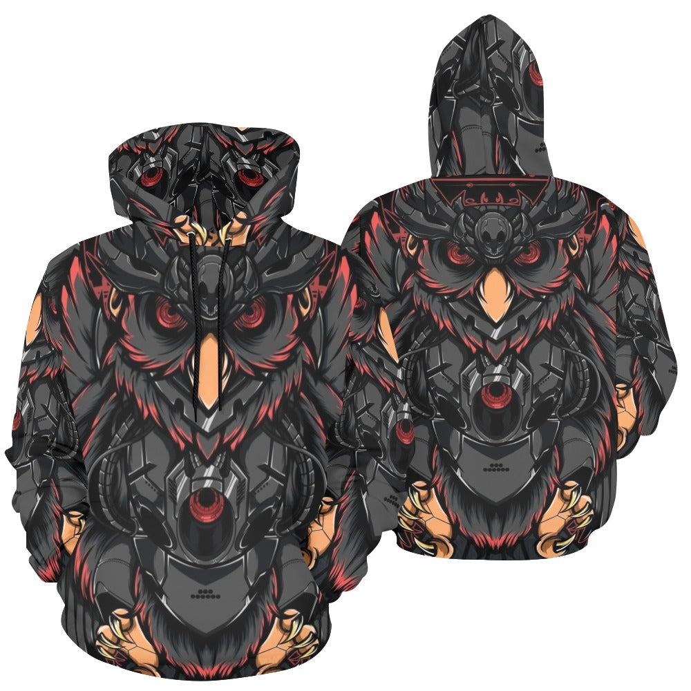 Owl Robot | Men's All-Over Print Hoodie