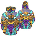 Japanese Mecha Samurai | Men's All-Over Print Hoodie