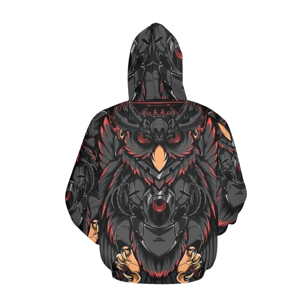 Owl Robot | Men's All-Over Print Hoodie