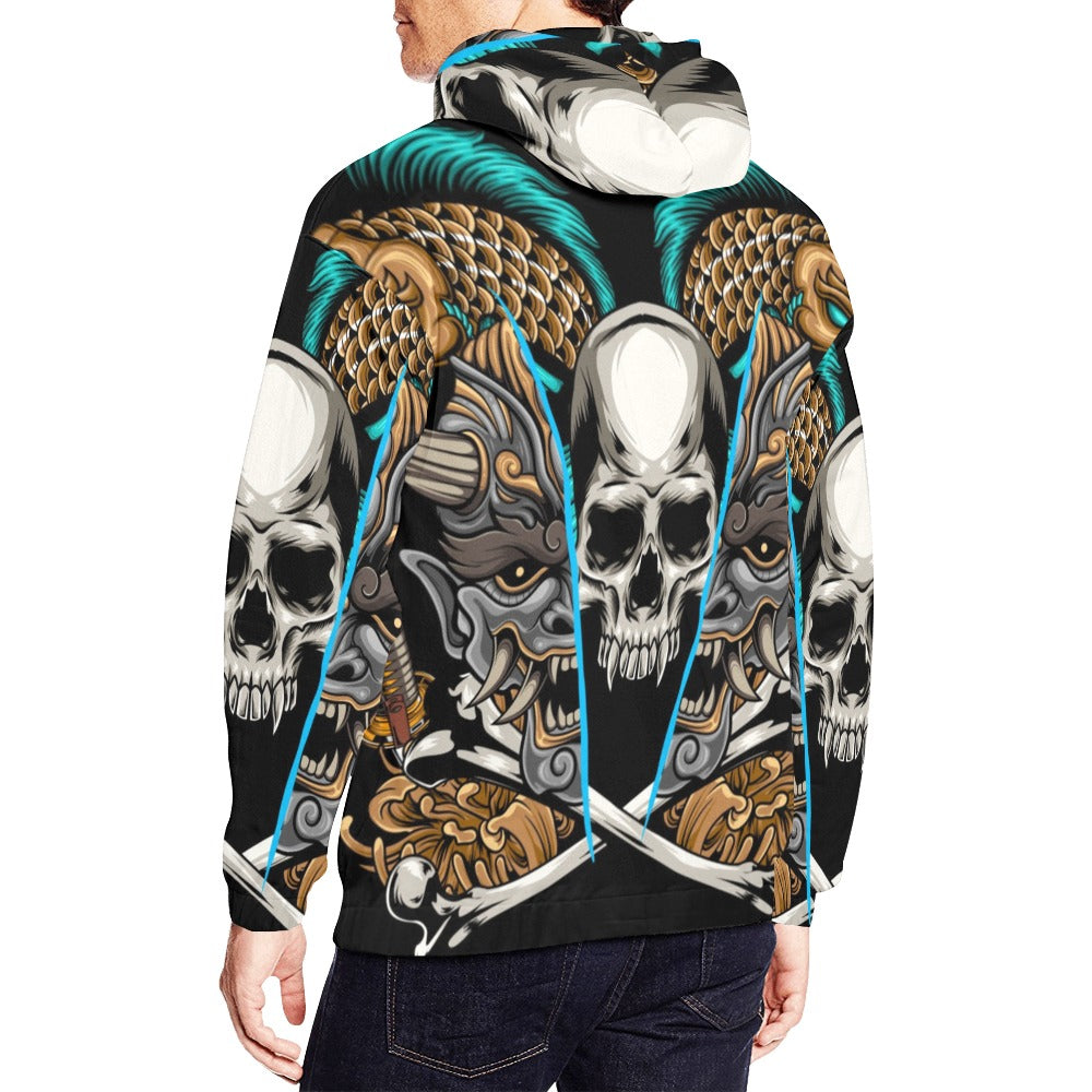 Kabuki Mask | Men's All-Over Print Hoodie