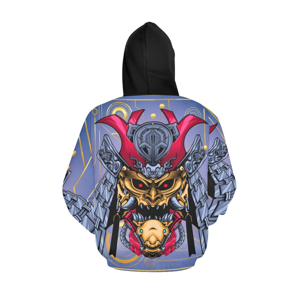 Japanese Devil Robot | Men's All-Over Print Hoodie