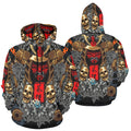 Japanese Samurai Cyborg Armor | Men's All-Over Print Hoodie