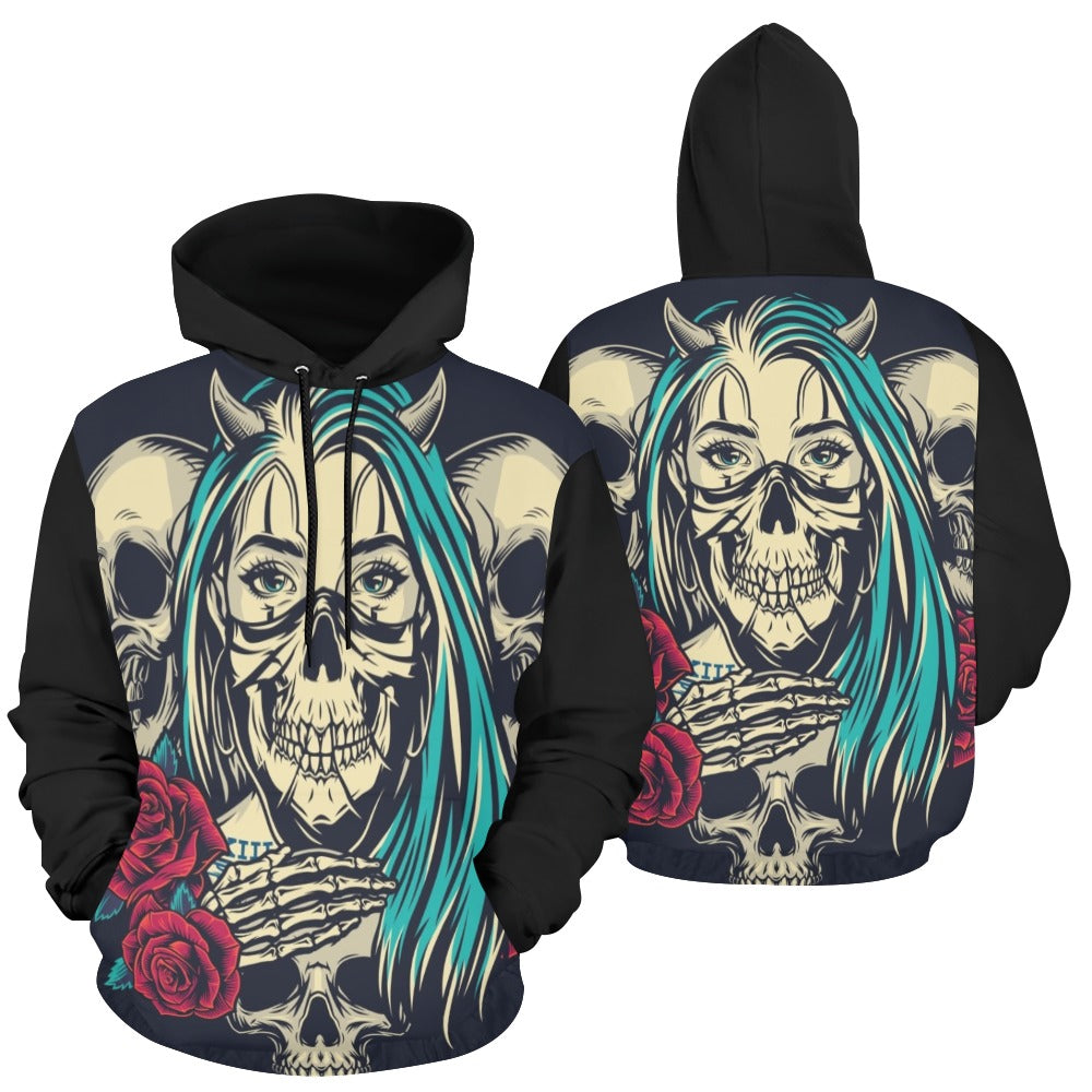 Colorful Tattoo Vintage | Men's All-Over Print Hoodie