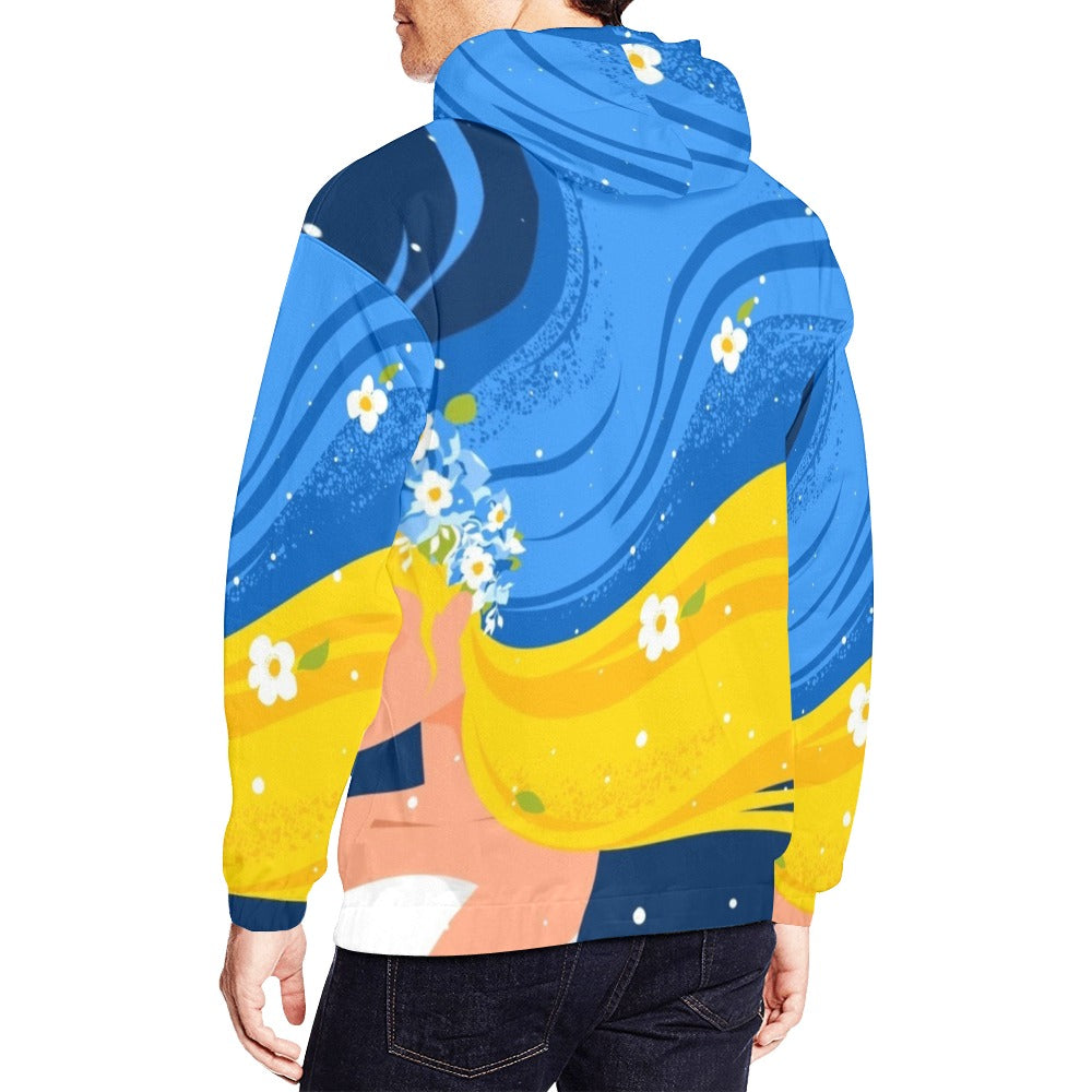 National Holiday Ukraine Independence Day | Men's All-Over Print Hoodie