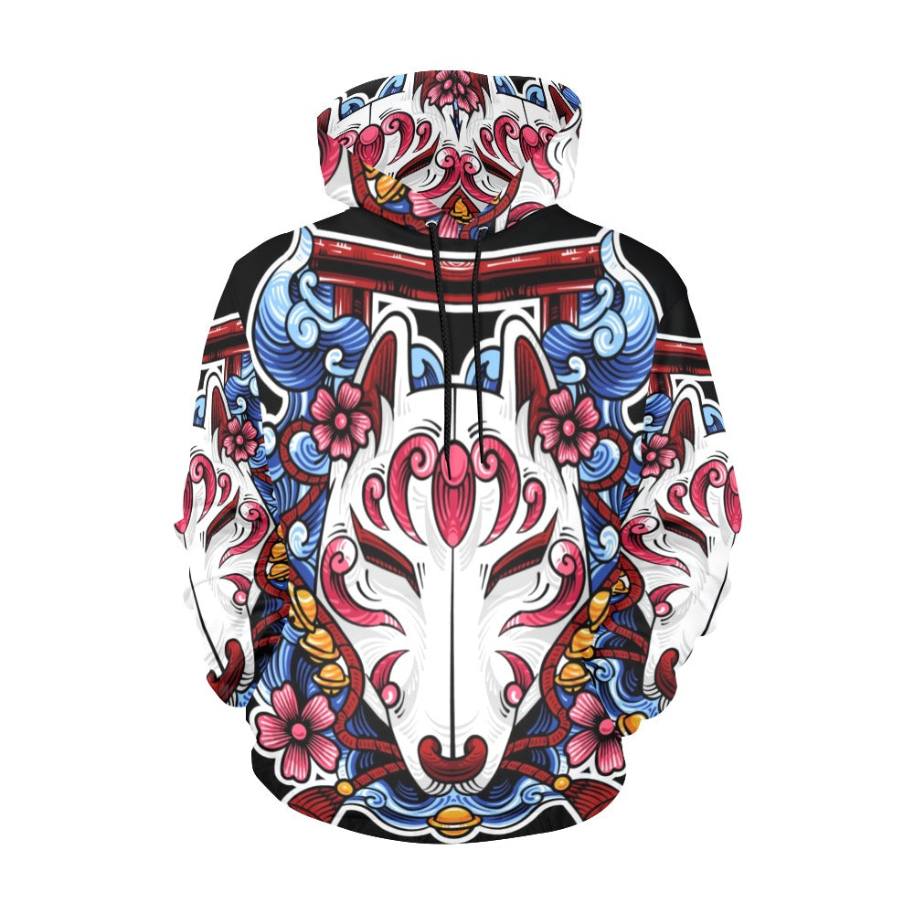 Kitsune Mask | Men's All-Over Print Hoodie