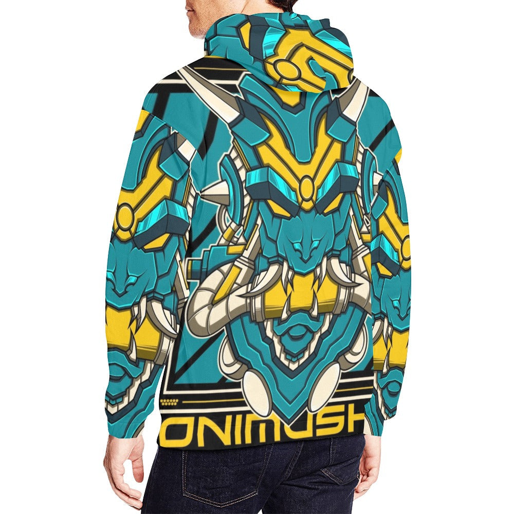 Onimusha Robot | Men's All-Over Print Hoodie