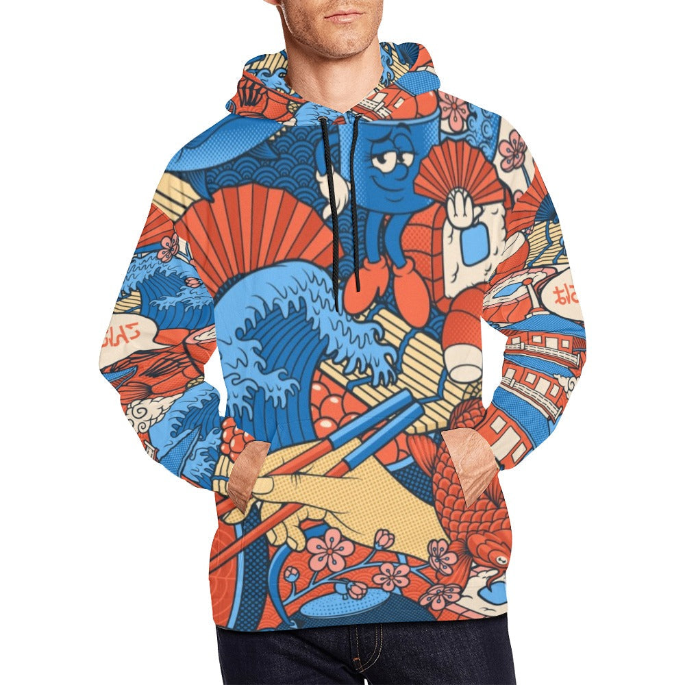 Japanese Food | Men's All-Over Print Hoodie
