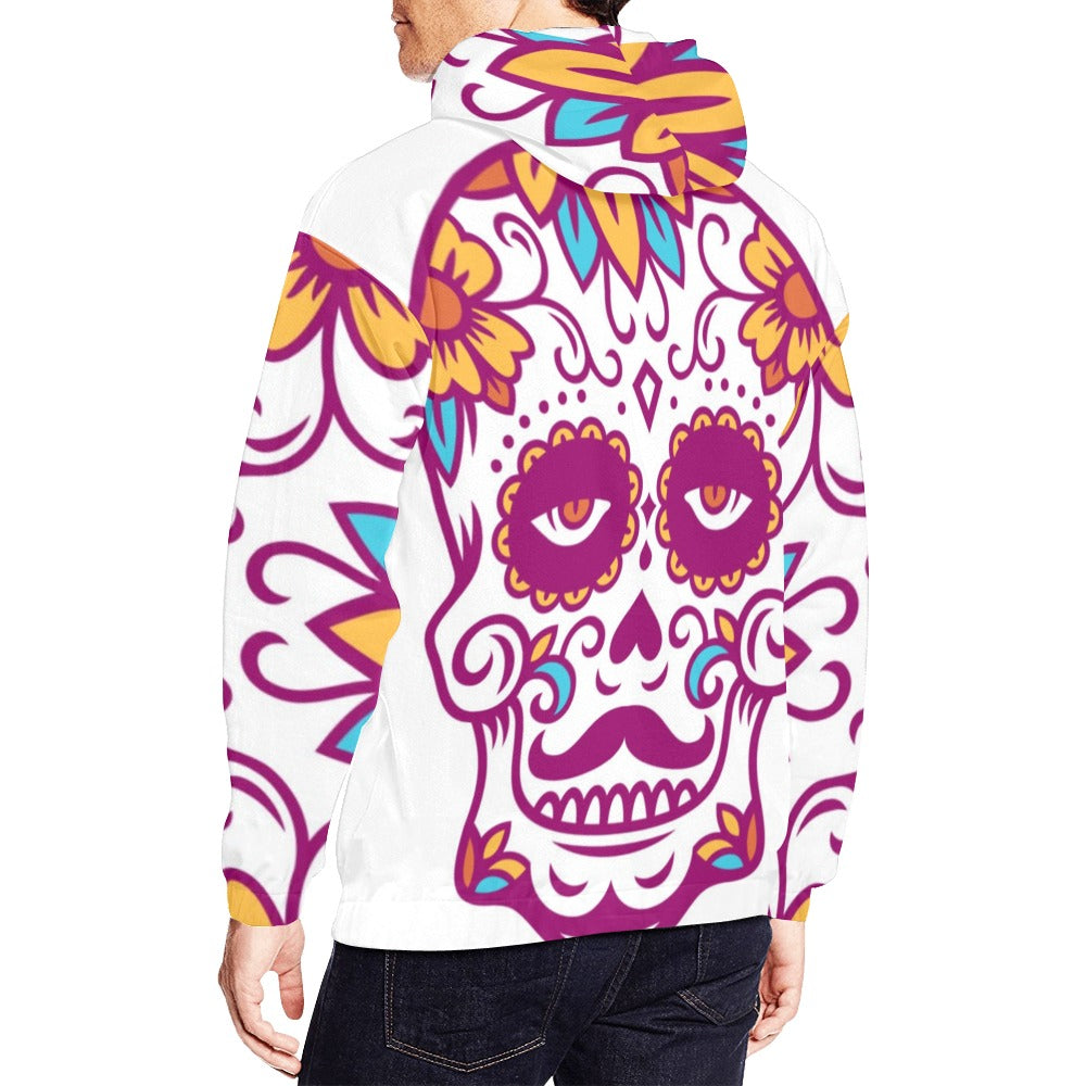 Mexican Skull Day Dead | Men's All-Over Print Hoodie
