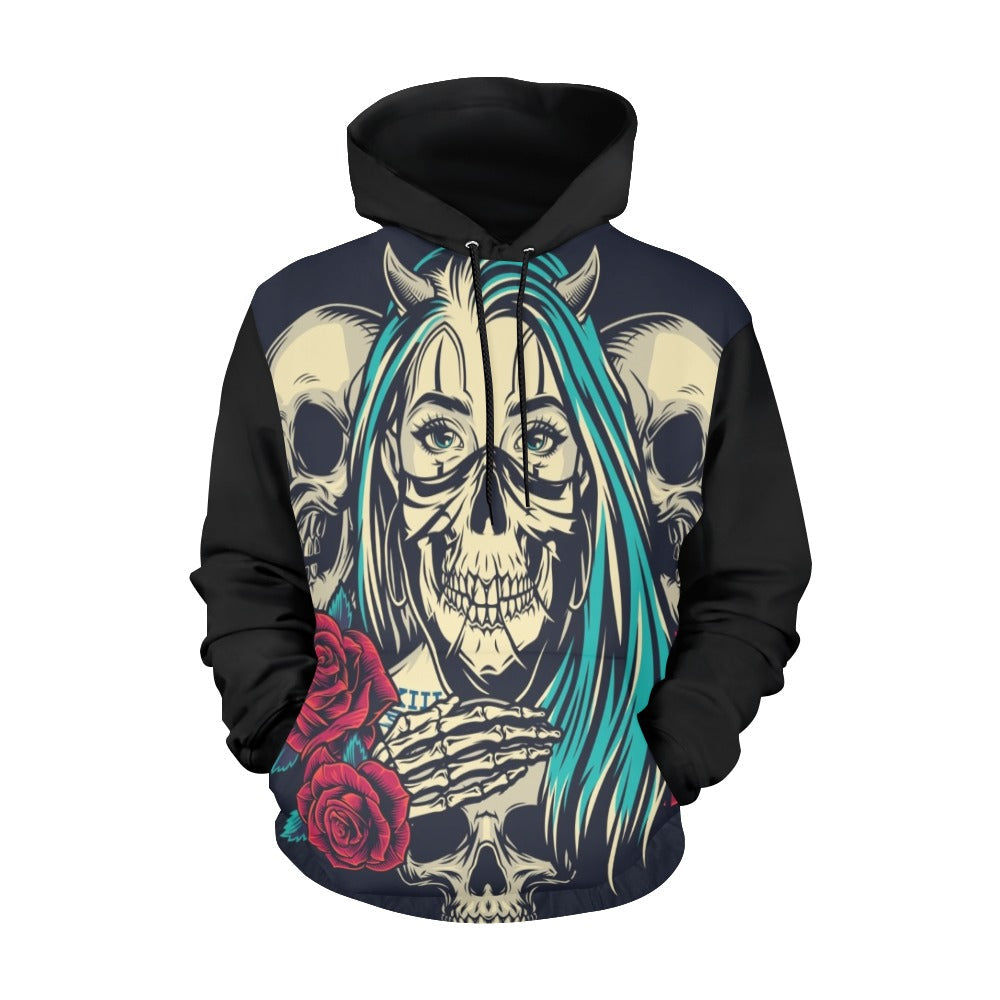 Colorful Tattoo Vintage | Men's All-Over Print Hoodie