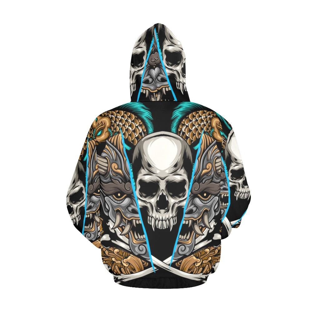 Kabuki Mask | Men's All-Over Print Hoodie