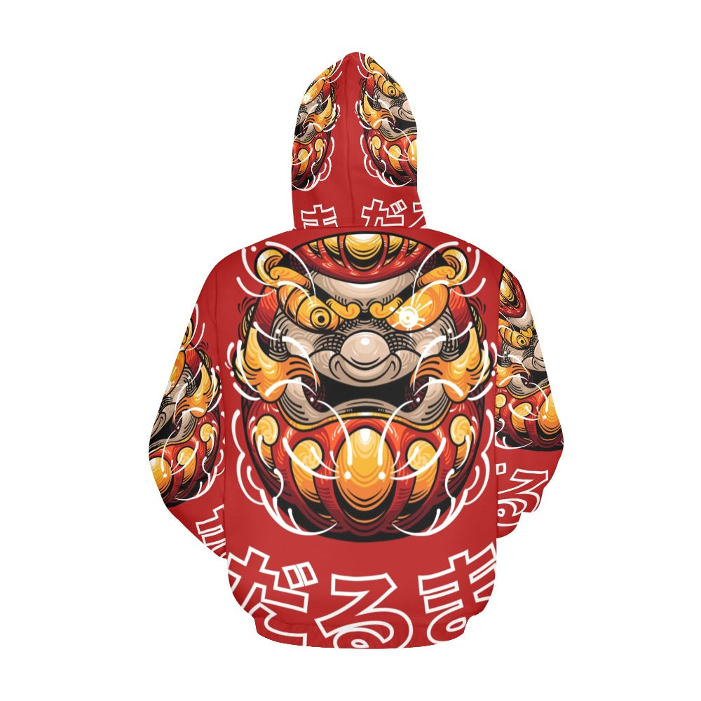 Demon Daruma Doll Japanese | Men's All-Over Print Hoodie