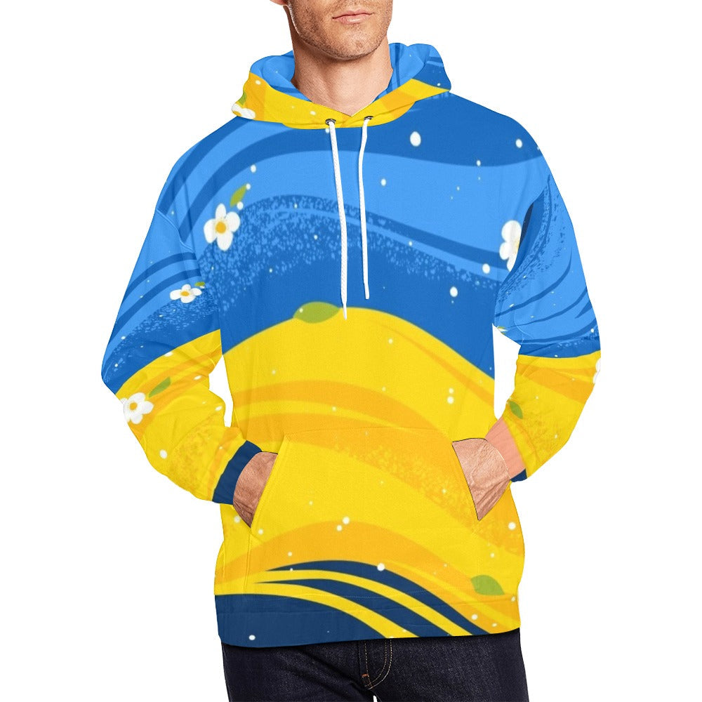 National Holiday Ukraine Independence Day | Men's All-Over Print Hoodie