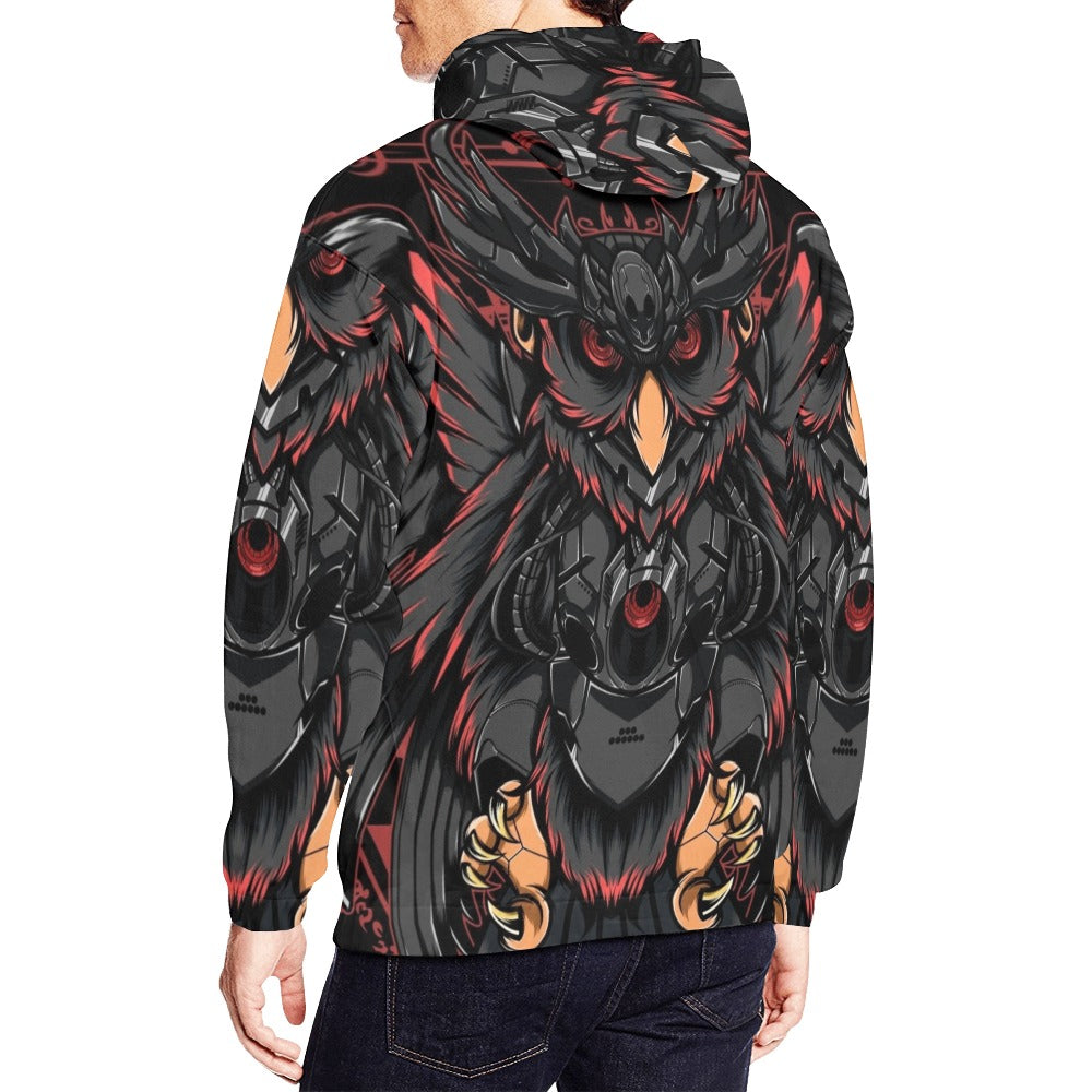 Owl Robot | Men's All-Over Print Hoodie