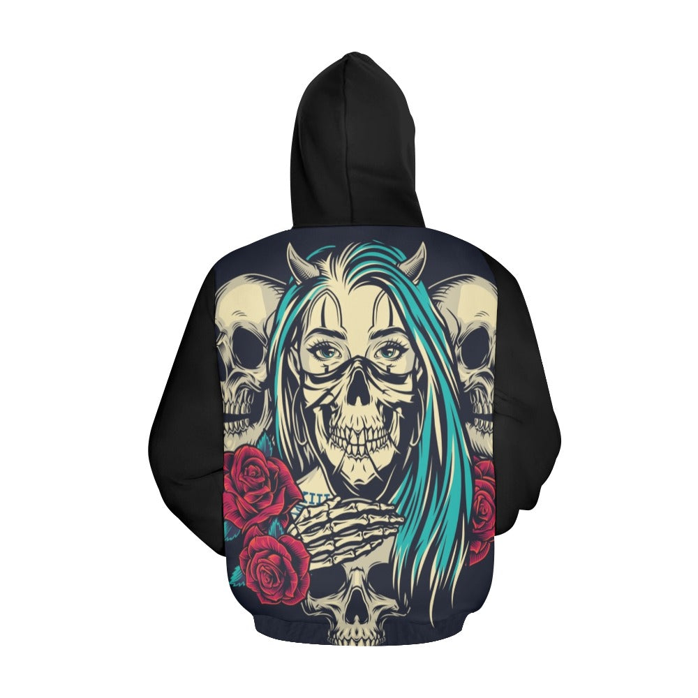 Colorful Tattoo Vintage | Men's All-Over Print Hoodie