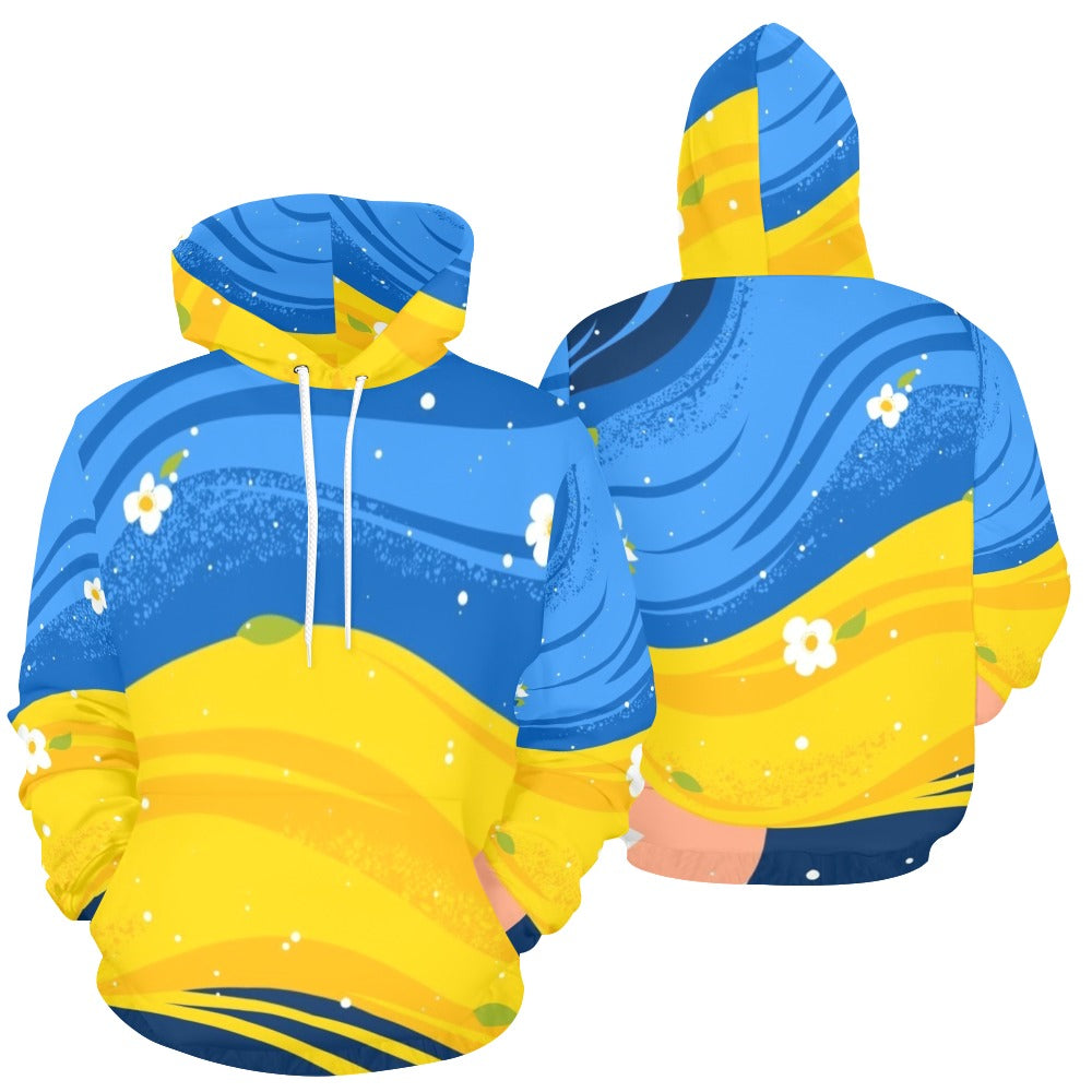 National Holiday Ukraine Independence Day | Men's All-Over Print Hoodie