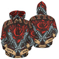 Guns Roses Tattoo | Men's All-Over Print Hoodie