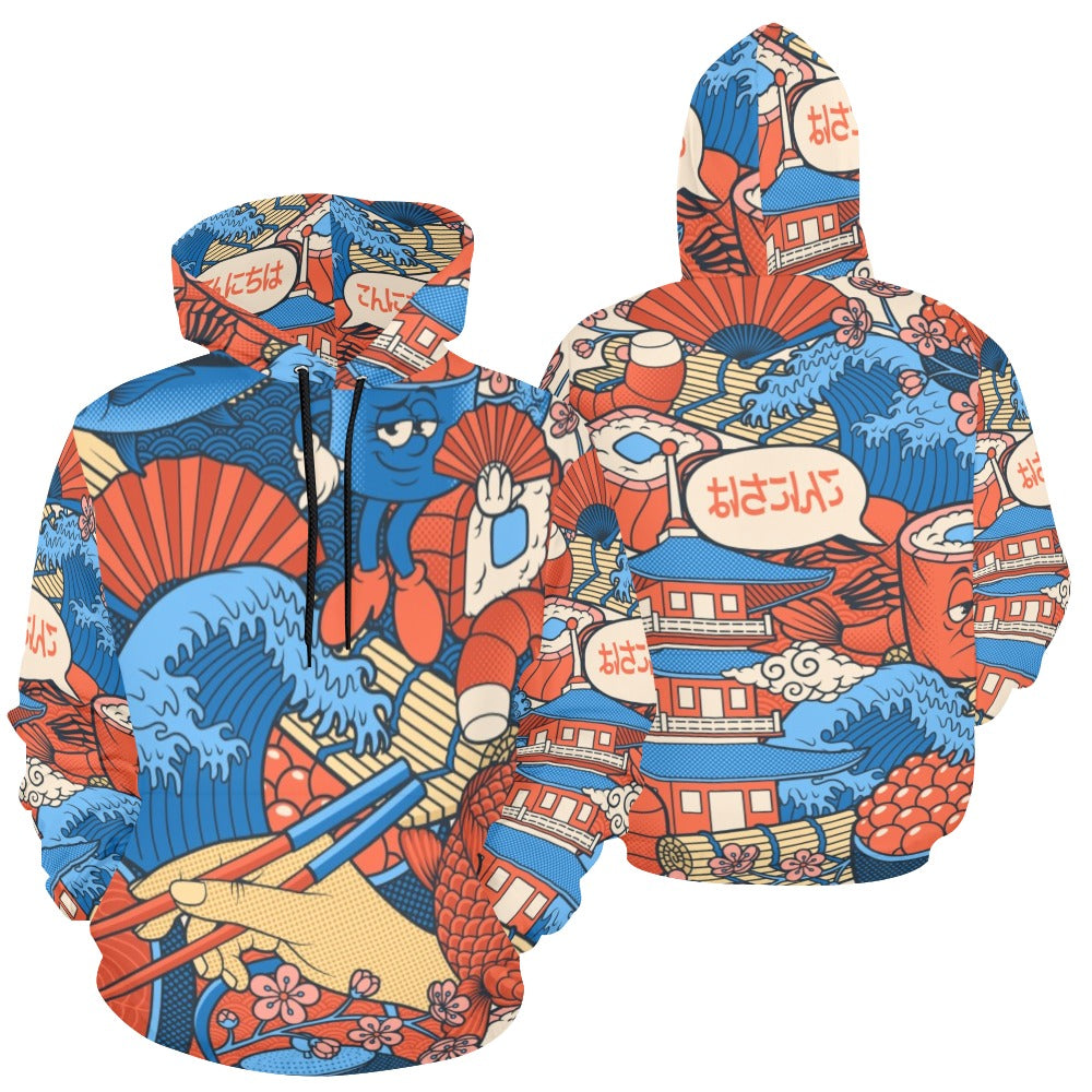 Japanese Food | Men's All-Over Print Hoodie
