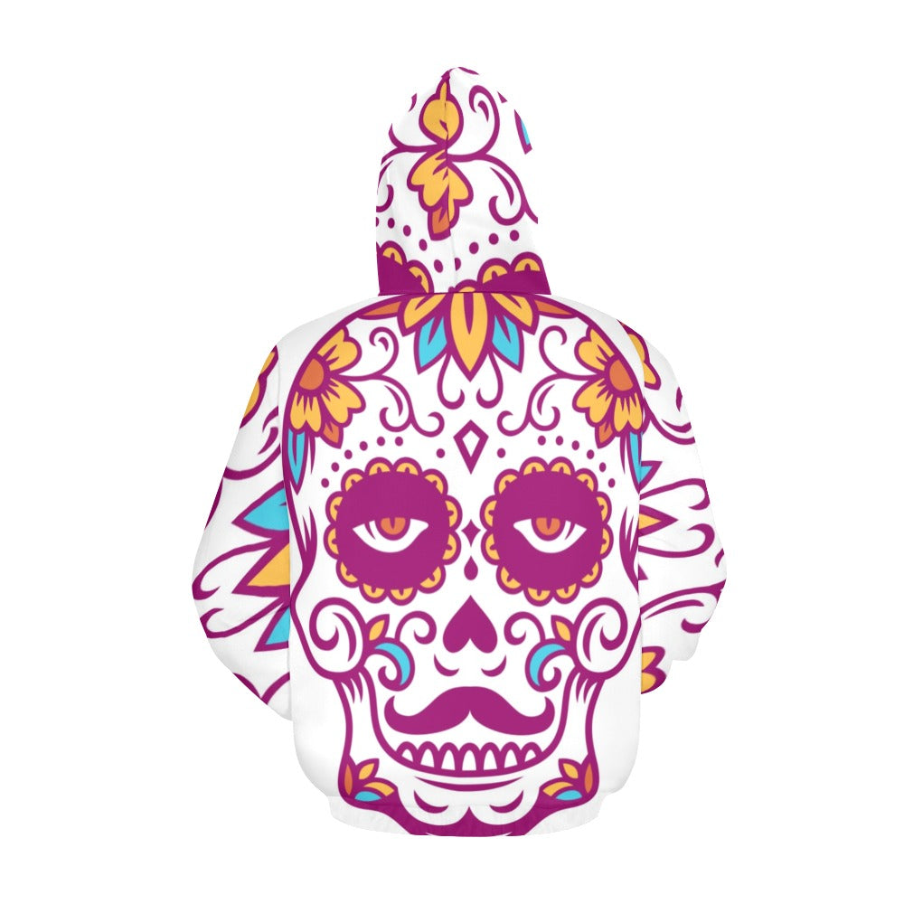 Mexican Skull Day Dead | Men's All-Over Print Hoodie