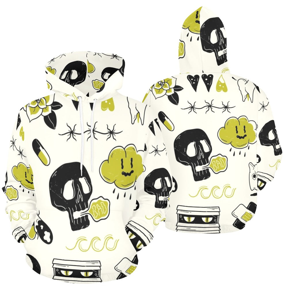 Old School Tattoo Elements | Men's All-Over Print Hoodie