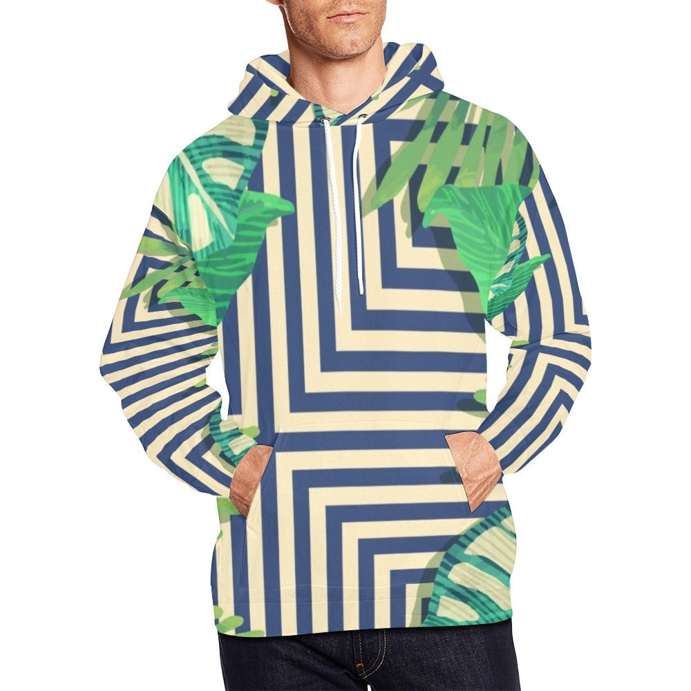 Hypnosis Square | Men's All-Over Print Hoodie