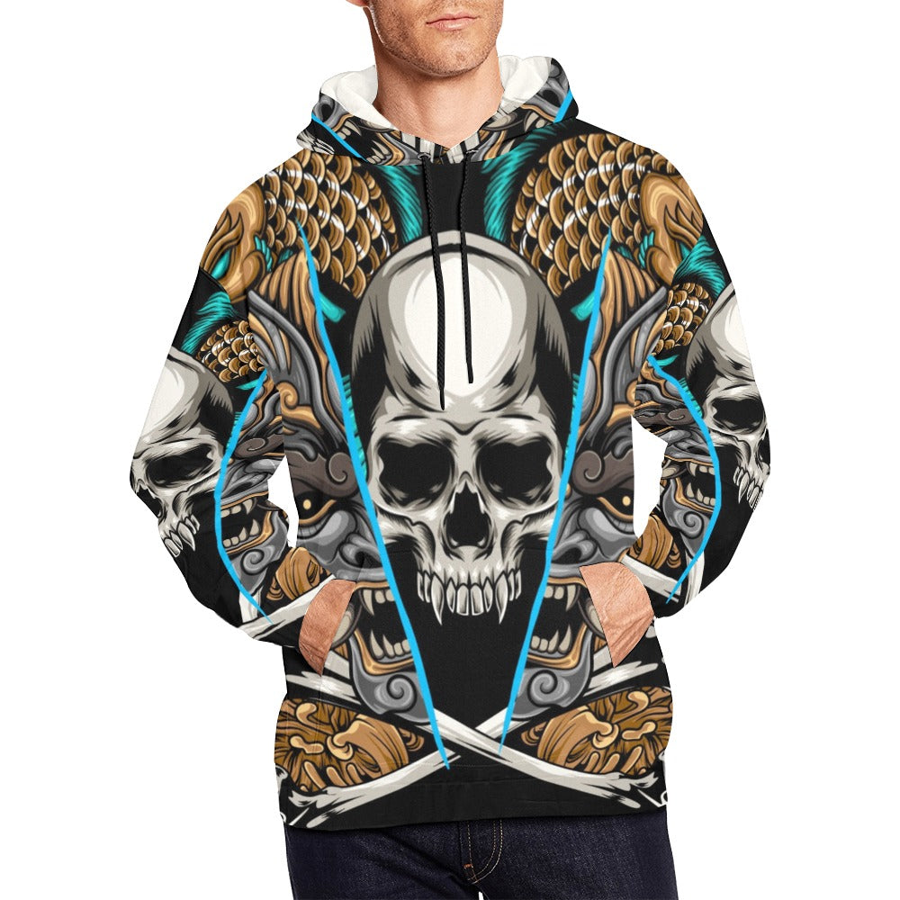 Kabuki Mask | Men's All-Over Print Hoodie