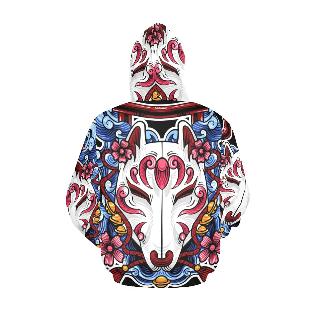 Kitsune Mask | Men's All-Over Print Hoodie