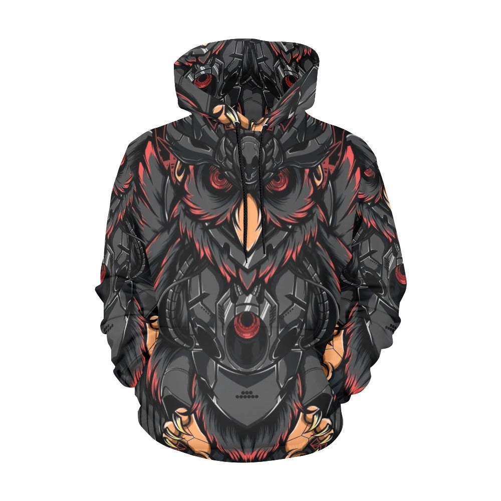 Owl Robot | Men's All-Over Print Hoodie