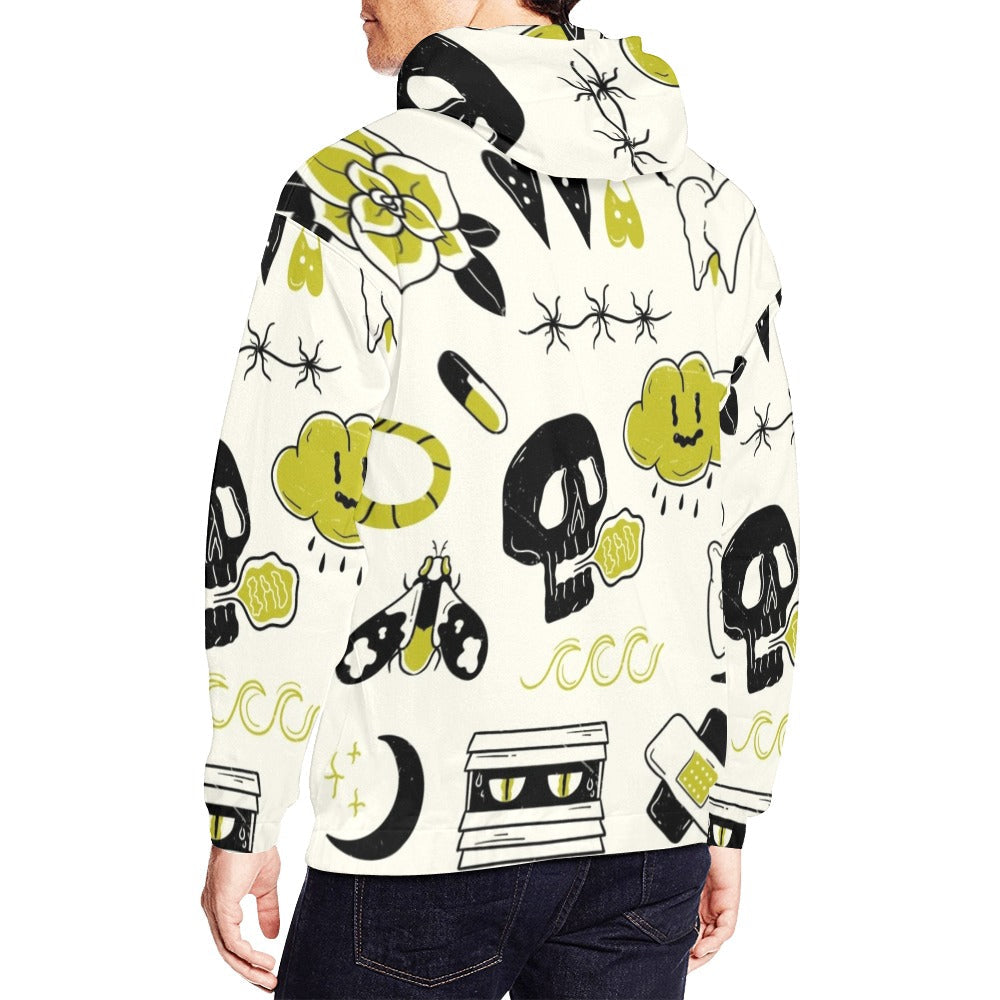 Old School Tattoo Elements | Men's All-Over Print Hoodie