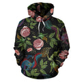Asian Dragon & Roses Hoodie - Top Content | POD Collection | Free Shipping