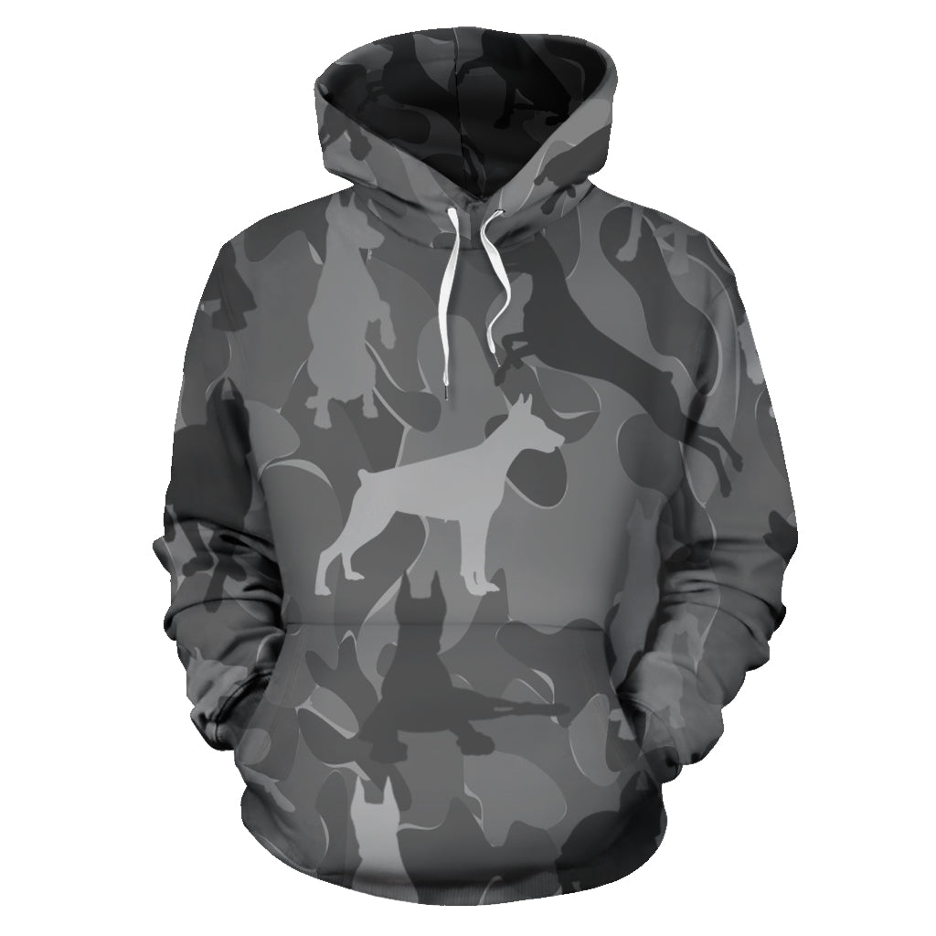 Doberman Light Gray | Unisex Hoodie
