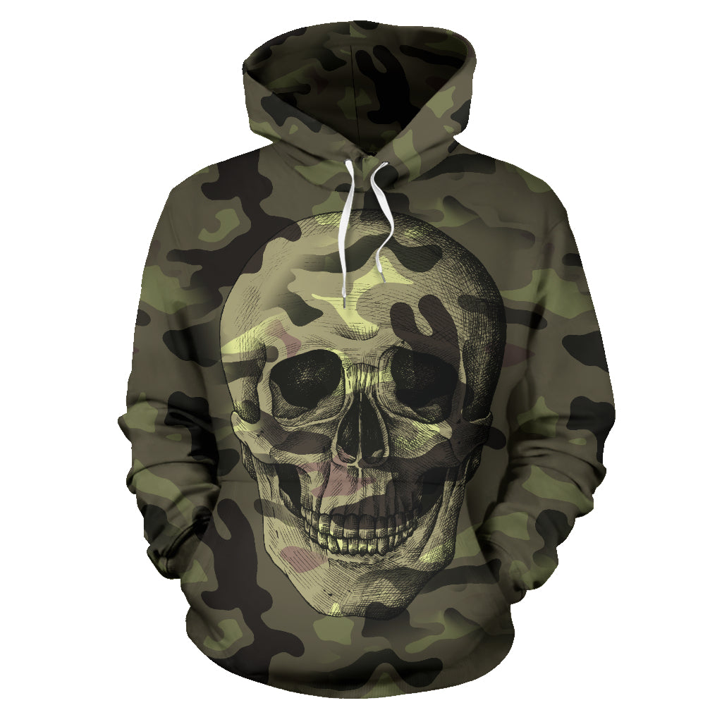 Camo Skull & Camouflage – Edition 02 | Unisex All-Over Print Hoodie