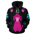 Faithful Poodle – Edition 02 | Unisex All-Over Print Hoodie