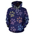Paw Prints – Edition 03 | Unisex All-Over Print Hoodie