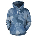 German Shepherd Light Blue | Men's Hoodie