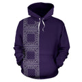 Lineup Royal Purple Bandana | Unisex Pullover Hoodie