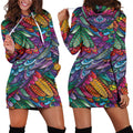 Boho Feather | Hoodie Dress