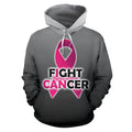 Fight Cancer All-Over | Unisex All-Over Print Hoodie