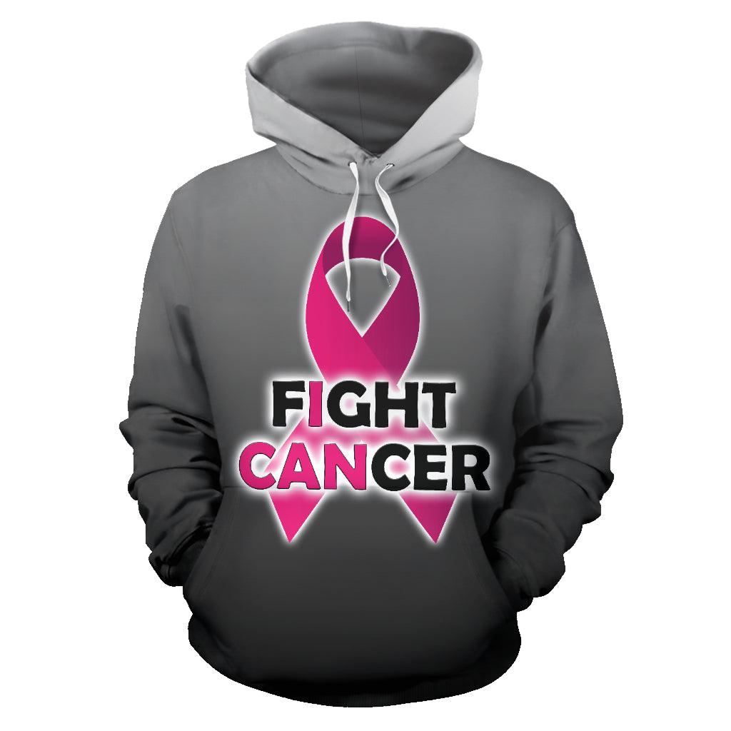 Fight Cancer All-Over | Unisex All-Over Print Hoodie