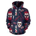 Barber | Unisex Zip-Up Hoodie