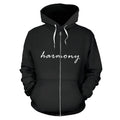 Harmony | Unisex Zip-Up Hoodie