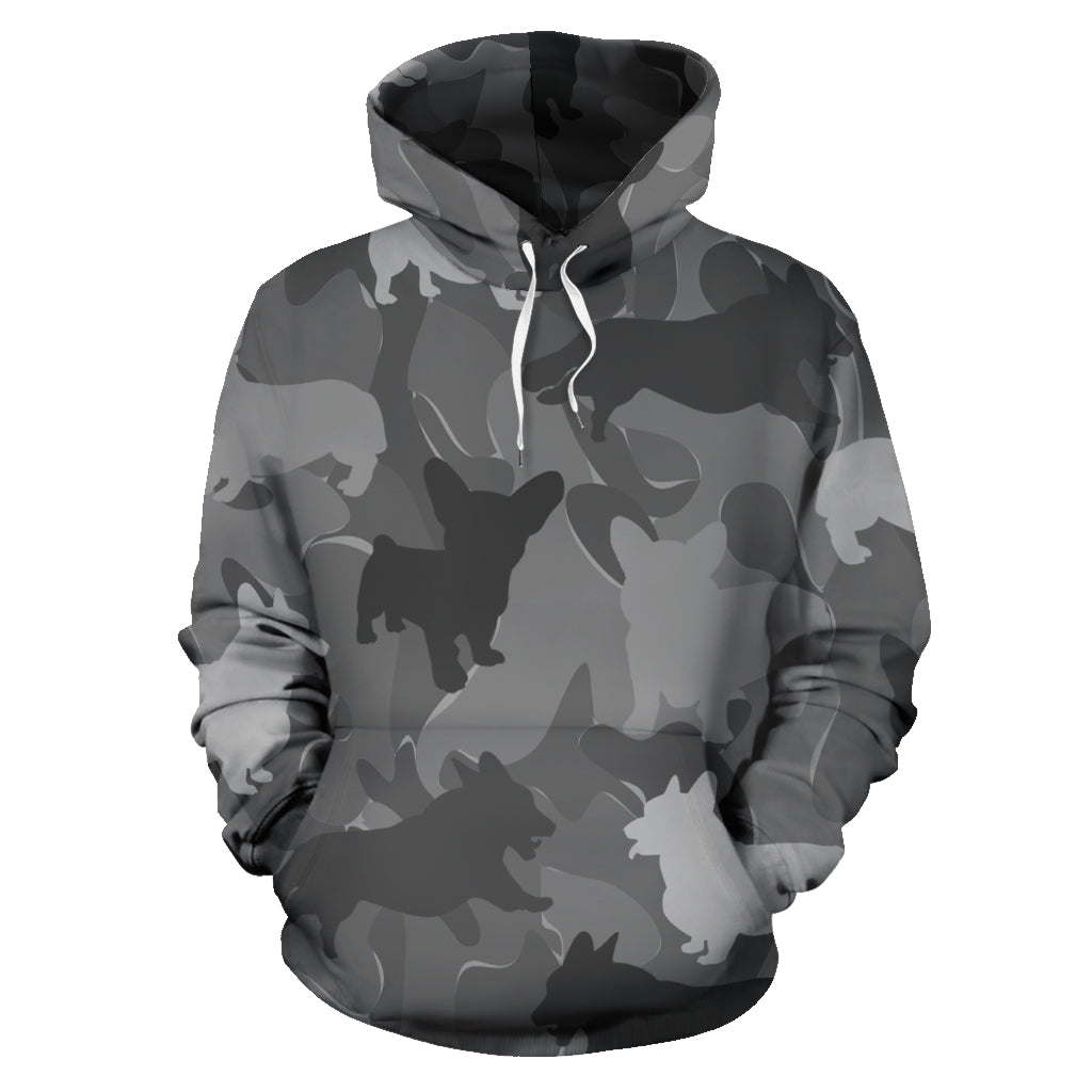 Corgi Light Gray | Unisex Hoodie